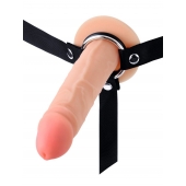 Мужской полый страпон на регулируемых ремнях - 18,5 см. - Sex Expert - купить с доставкой в Перми