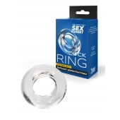 Прозрачное эрекционное кольцо-бублик - Sex Expert - в Перми купить с доставкой