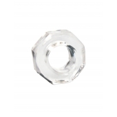 Прозрачное эрекционное кольцо в форме гайки - Sex Expert - в Перми купить с доставкой