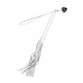 Белая кожаная плеть - 50 см. - Pecado - купить с доставкой в Перми