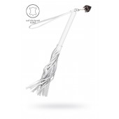 Белая кожаная плеть - 50 см. - Pecado - купить с доставкой в Перми