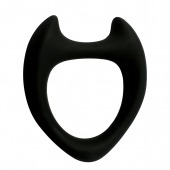 Черное эрекционное кольцо с рожками Wooomy Toro M - Adrien Lastic - в Перми купить с доставкой