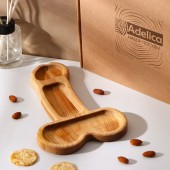 Деревянное блюдо для подачи в форме члена (25 х 16,5 х 1,7 см) - Сима-Ленд - купить с доставкой в Перми