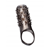 Дымчатая насадка на пенис с выпуклостями - 12 см. - Sex Expert - в Перми купить с доставкой