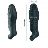 Серая силиконовая насадка на пенис с подхватом Manwan Ryzer - Manwan - в Перми купить с доставкой