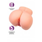 Реалистичный мастурбатор в форме попки с двумя любовными входами - No Name - в Перми купить с доставкой