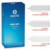 Презервативы OKOTO Mega Mix - 18 шт. - Sitabella - купить с доставкой в Перми