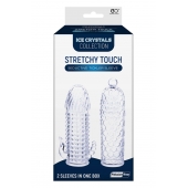 Набор из 2 прозрачных насадок на член Seductive Tickler Sleeves Set - NMC - в Перми купить с доставкой