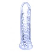 Прозрачная насадка-удлинитель Stretchy Touch - 18 см. - NMC - в Перми купить с доставкой