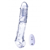 Прозрачная насадка-удлинитель Length Enhancer With Bullet с подхватом - 22,3 см. - NMC - в Перми купить с доставкой