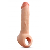 Телесная насадка-удлинитель Thrive 8.75 Inch Realistic Penis Extender Sleeve - 22,2 см. - Blush Novelties - в Перми купить с доставкой