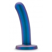 Синяя насадка с гладкой поверхностью Surrender 5.75 Inch Intermediate Pegging Dildo - 14,6 см. - Blush Novelties - купить с доставкой в Перми