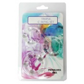 Набор из 3 эрекционных прозрачных колец - Boys of Toys - в Перми купить с доставкой