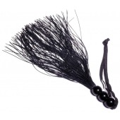 Черная силиконовая плетка - 25,4 см. - Boys of Toys - купить с доставкой в Перми