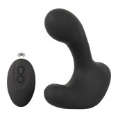 Черная анальная вибропробка с функцией расширения RC Butt Plug with 3 functions - Orion - в Перми купить с доставкой