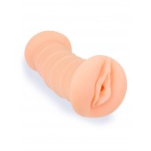 Телесный двусторонний мастурбатор с вибропулей и эрекционными кольцами в комплекте - Sexy Girl - в Перми купить с доставкой