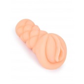 Телесный мастурбатор-вагина с вибропулей и эрекционными кольцами в комплекте - Sexy Girl - в Перми купить с доставкой