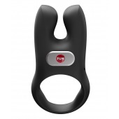 Черное эрекционное виброкольцо Nos - Fun Factory - в Перми купить с доставкой