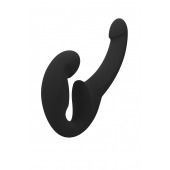 Черный безремневой страпон Share Lite - Fun Factory - купить с доставкой в Перми