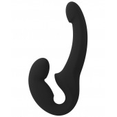 Черный безремневой страпон Share Lite - Fun Factory - купить с доставкой в Перми