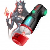 Интерактивный мастурбатор Raven с вакуумом, вибрацией и подсветкой - Shots Media BV - в Перми купить с доставкой