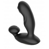 Черный вибромассажер простаты с вращающимся шариком - Secwell - в Перми купить с доставкой