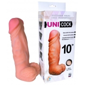 Фаллическая насадка Харнесс UNICOCK 10  - 25 см. - LOVETOY (А-Полимер) - купить с доставкой в Перми