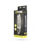 Прозрачная насадка с петлёй для фиксации - 14 см. - ToyFa - в Перми купить с доставкой