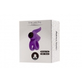 Эрекционное кольцо с подхватом мошонки и стимуляцией клитора Bullet Lastic Ring - Adrien Lastic - в Перми купить с доставкой