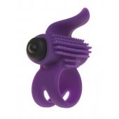 Эрекционное кольцо с подхватом мошонки и стимуляцией клитора Bullet Lastic Ring - Adrien Lastic - в Перми купить с доставкой