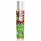 Смазка с ароматом тропических фруктов JO Flavored Tropical Passion - 30 мл. - System JO - купить с доставкой в Перми