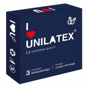 Ультрапрочные презервативы Unilatex Extra Strong - 3 шт. - Unilatex - купить с доставкой в Перми