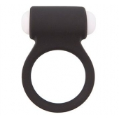 Чёрное эрекционное виброкольцо LIT-UP SILICONE STIMU RING 3 BLACK - Dream Toys - в Перми купить с доставкой