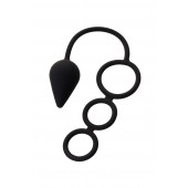 Тройное эрекционное кольцо с анальным хвостом Drop M-size - Erotist Adult Toys - в Перми купить с доставкой