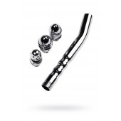 Металлический анальный душ с тремя насадками - ToyFa - купить с доставкой в Перми