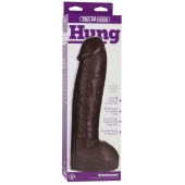 Большая насадка для трусиков Vac-U-Lock Realistic Hung - 31,7 см. - Doc Johnson - купить с доставкой в Перми
