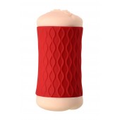 Двухсторонний мастурбатор JOS  NADIN в красном цилиндре - JOS - в Перми купить с доставкой