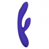 Фиолетовый вибратор с функцией электростимуляции Intimate E-Stimulator Dual Wand - 21,5 см. - California Exotic Novelties - купить с доставкой в Перми