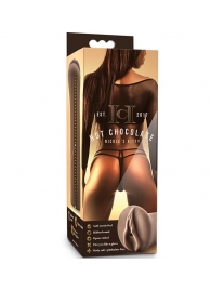 Коричневый мастубратор-вагина Nicole s Kitty - Blush Novelties - в Перми купить с доставкой