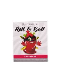 Стимулирующий презерватив-насадка Roll   Ball Raspberry - Sitabella - купить с доставкой в Перми