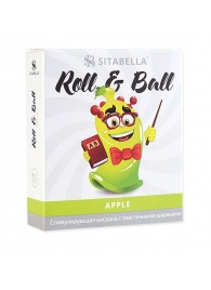 Стимулирующий презерватив-насадка Roll   Ball Apple - Sitabella - купить с доставкой в Перми