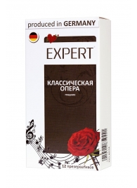 Гладкие презервативы Expert  Классическая опера  - 12 шт. - Expert - купить с доставкой в Перми