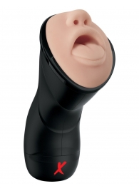 Мастурбатор-ротик Deep Throat Vibrating Stroker - Pipedream - в Перми купить с доставкой