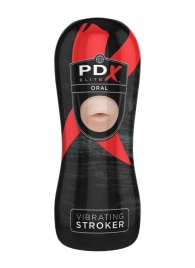 Мастурбатор-ротик Vibrating Oral Stroker - Pipedream - в Перми купить с доставкой