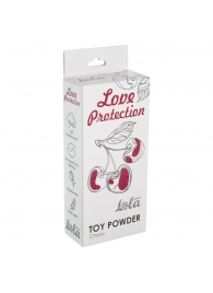 Пудра для игрушек Love Protection с ароматом вишни - 30 гр. - Lola Games - купить с доставкой в Перми