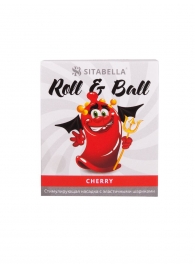 Стимулирующий презерватив-насадка Roll   Ball Cherry - Sitabella - купить с доставкой в Перми