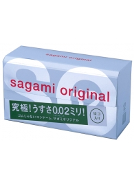 Ультратонкие презервативы Sagami Original - 12 шт. - Sagami - купить с доставкой в Перми