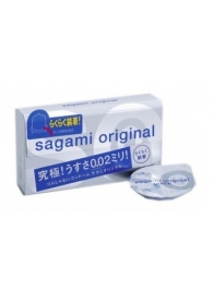 Ультратонкие презервативы Sagami Original QUICK - 6 шт. - Sagami - купить с доставкой в Перми