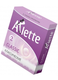 Классические презервативы Arlette Classic - 3 шт. - Arlette - купить с доставкой в Перми