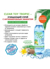 Очищающий спрей для игрушек CLEAR TOY Tropic - 100 мл. - Биоритм - купить с доставкой в Перми